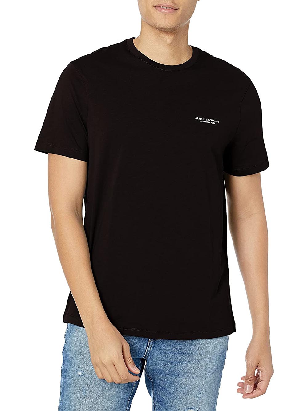 Armani Exchange T-shirt Uomo 8nzt91 Z8h4z Nero