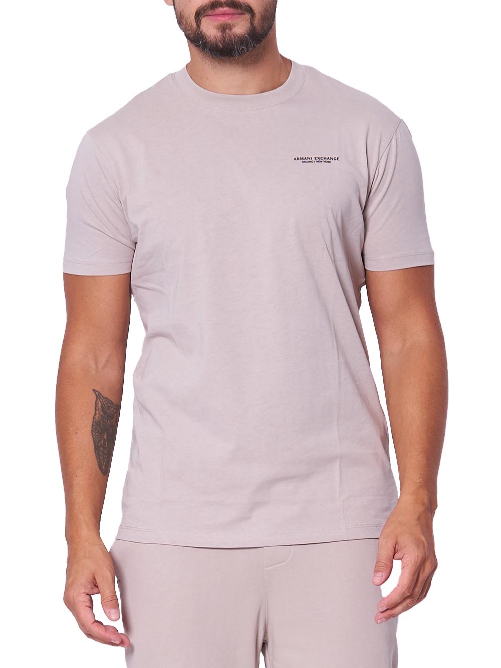 Armani Exchange T-shirt Uomo 8nzt91 Z8h4z Grigio