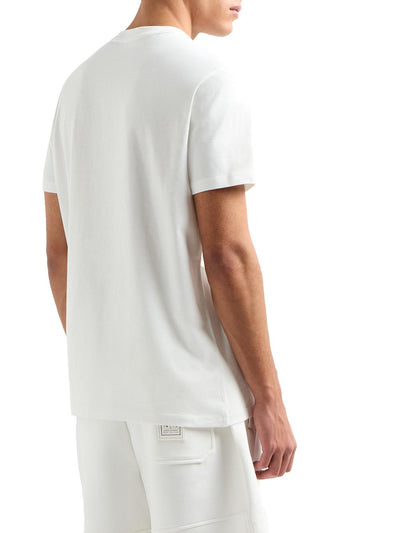 Armani Exchange T-shirt Uomo Xm000544 Af10361 Panna