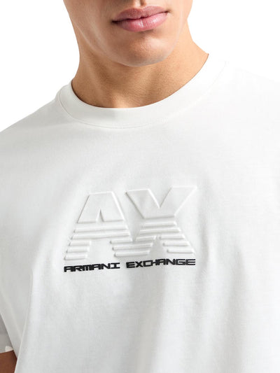 Armani Exchange T-shirt Uomo Xm000544 Af10361 Panna