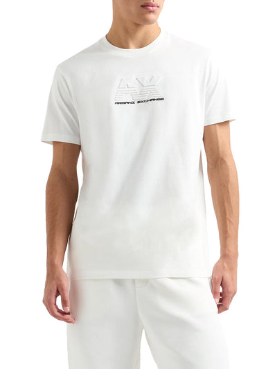 Armani Exchange T-shirt Uomo Xm000544 Af10361 Panna