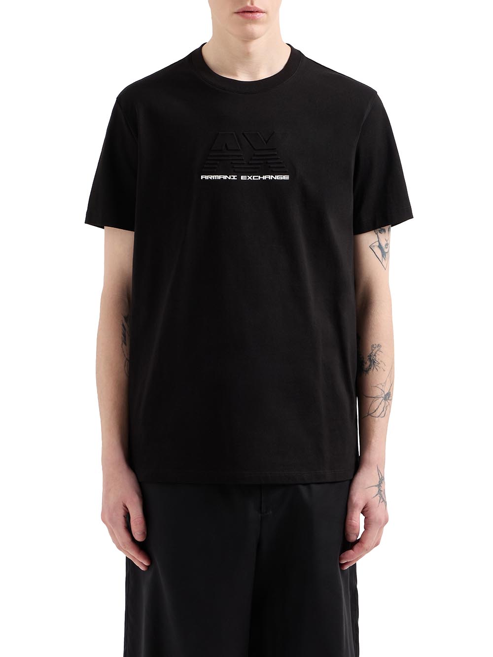 Armani Exchange T-shirt Uomo Xm000544 Af10361 Nero