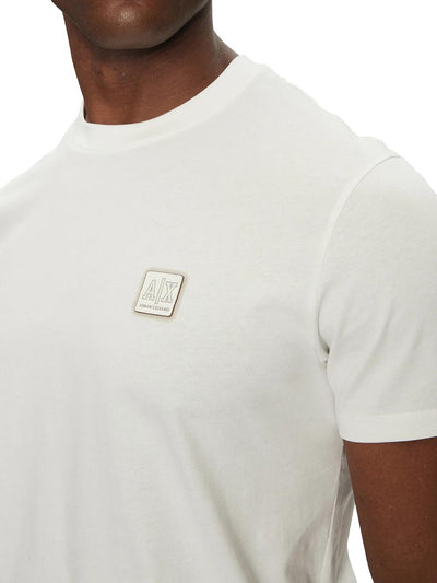 Armani Exchange T-shirt Uomo Xm000546 Af10361 Panna