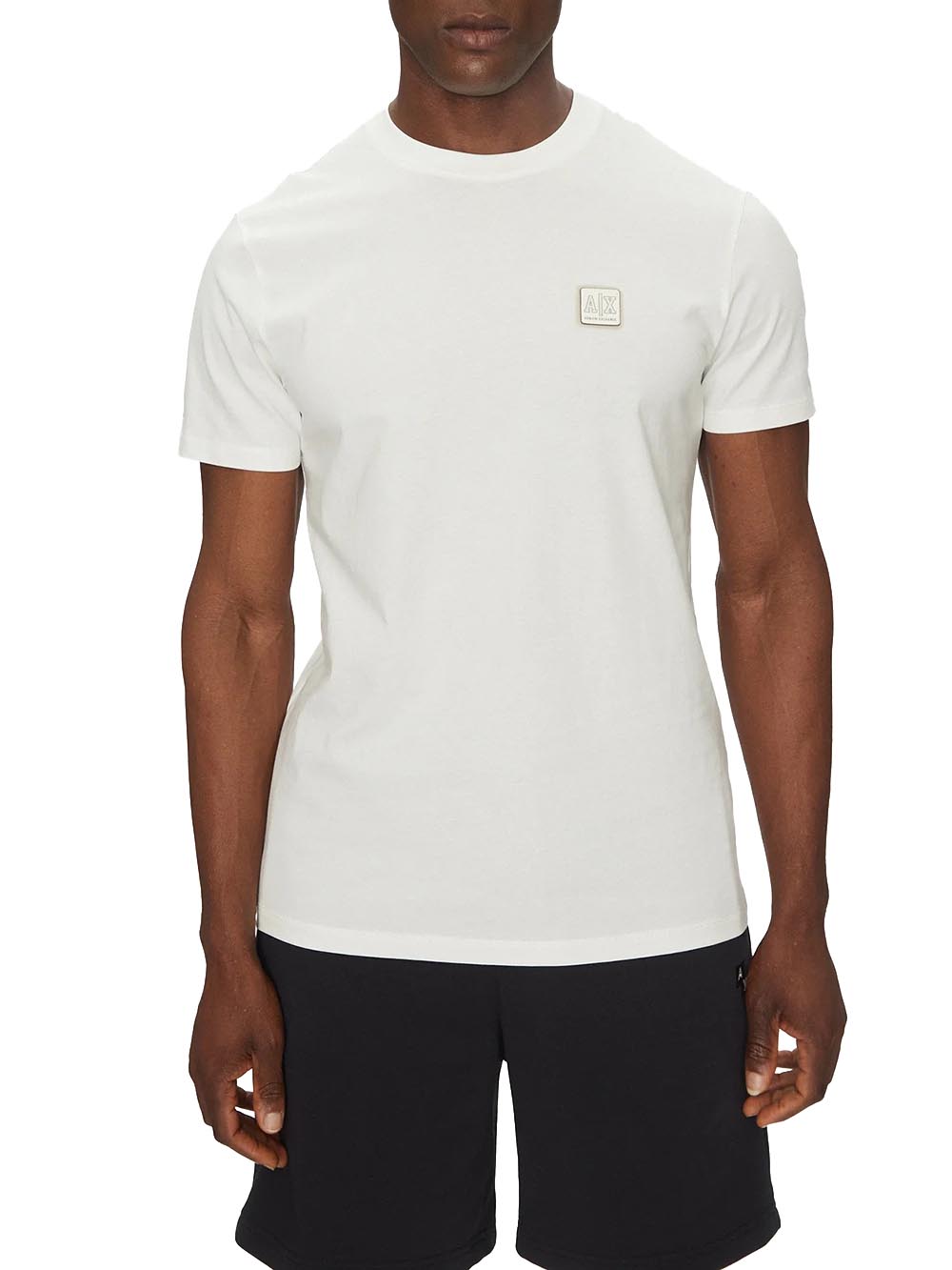 Armani Exchange T-shirt Uomo Xm000546 Af10361 Panna