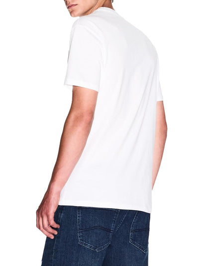 Armani Exchange T-shirt Uomo Xm000787 Af12308 Panna