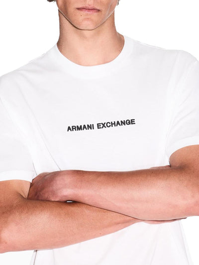 Armani Exchange T-shirt Uomo Xm000787 Af12308 Panna