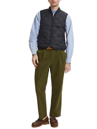 Baracuta Smanicato Uomo Brgil0018 Quilted Vest Blu