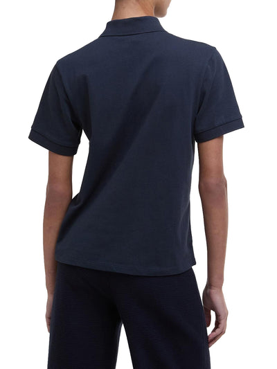 Barbour Polo Donna Lml0886 Bowford Polo Top Blu