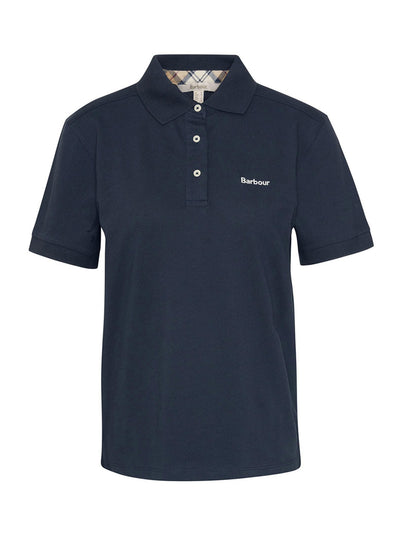 Barbour Polo Donna Lml0886 Bowford Polo Top Blu