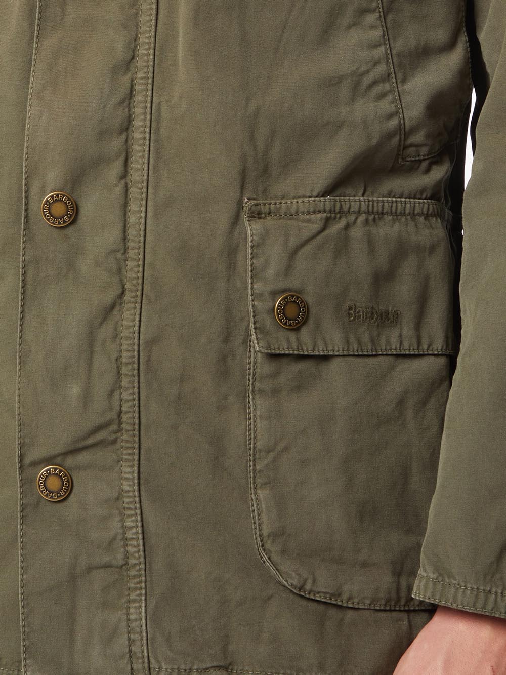 Barbour Giubbino Uomo Mca0792 Ashby Casual Verde oliva