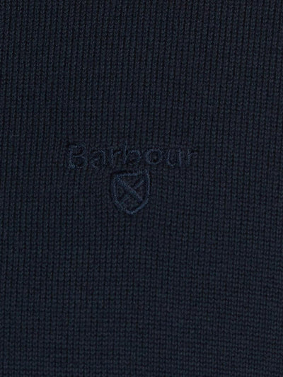 Barbour Maglia Uomo Mkn0932 Pima Cotton Crew Blu