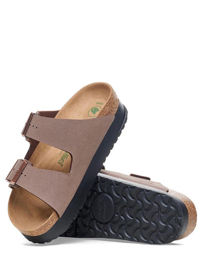 Birkenstock Sandalo Donna Arizona Pap Flex Platform 1027417 Mocca