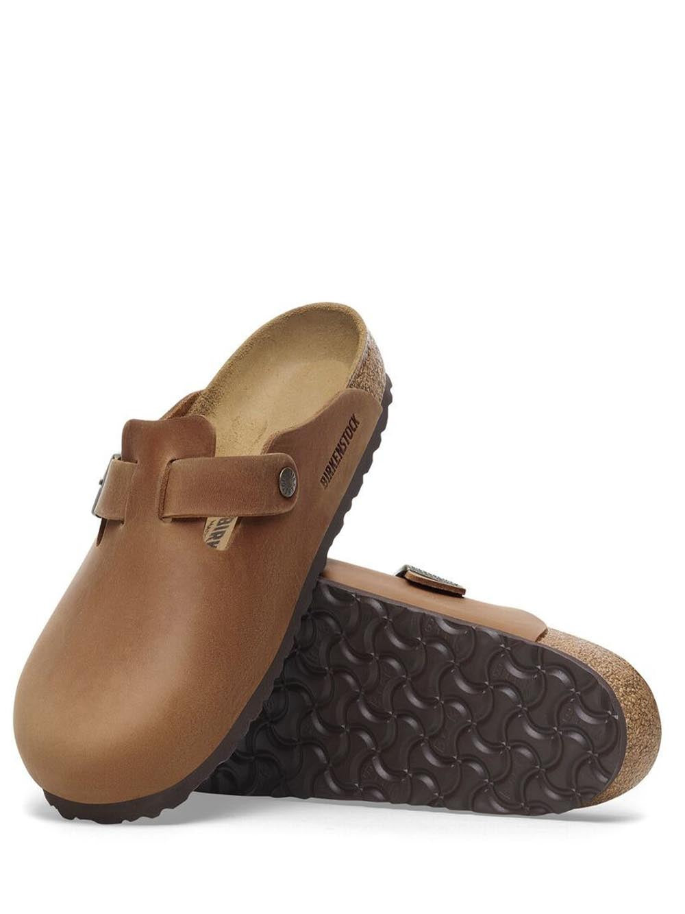 Birkenstock Sabot Unisex Boston Bs 1028310 Cognac