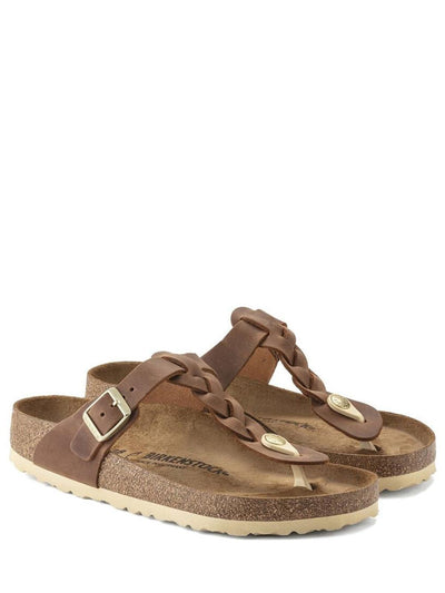 Birkenstock Sandalo Donna Gizeh Braided 1021355 Cognac
