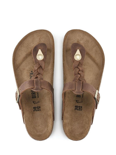 Birkenstock Sandalo Donna Gizeh Braided 1021355 Cognac