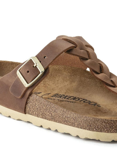 Birkenstock Sandalo Donna Gizeh Braided 1021355 Cognac