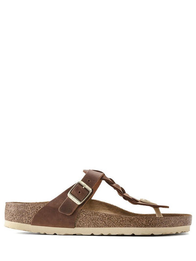 Birkenstock Sandalo Donna Gizeh Braided 1021355 Cognac