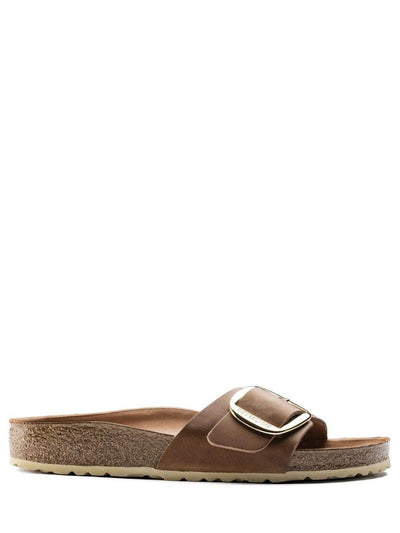 Birkenstock Sandalo Donna Madrid Big Buckle 1006525 Cognac