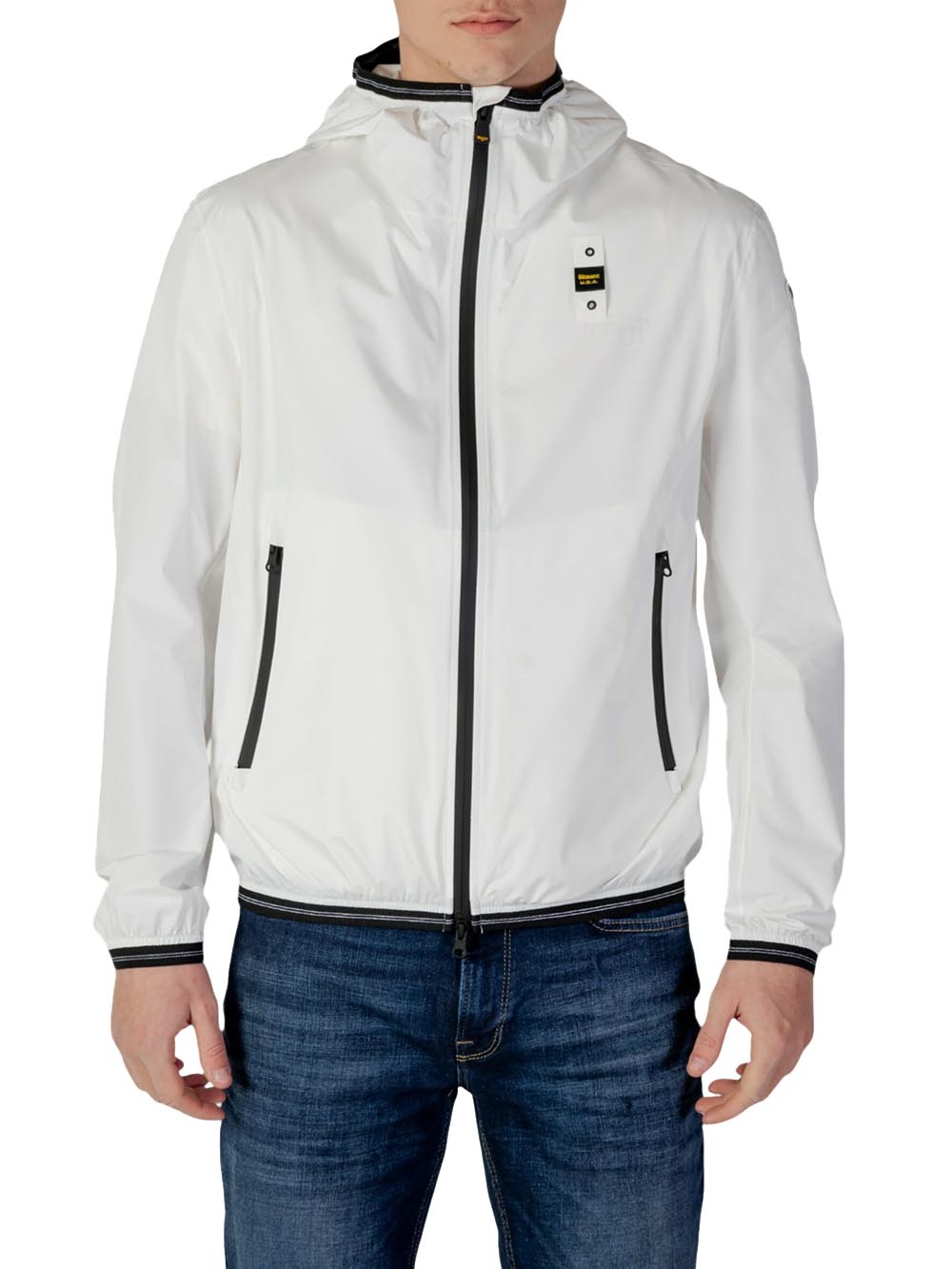 Blauer Giubbino Uomo 25sbluc11541 007110 Farrin Bianco