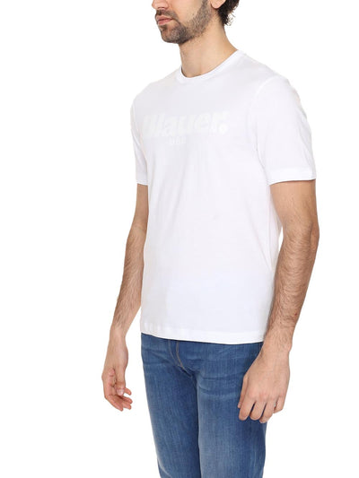 Blauer T-shirt Uomo 25sbluh02191 004547 Bourne Bianco