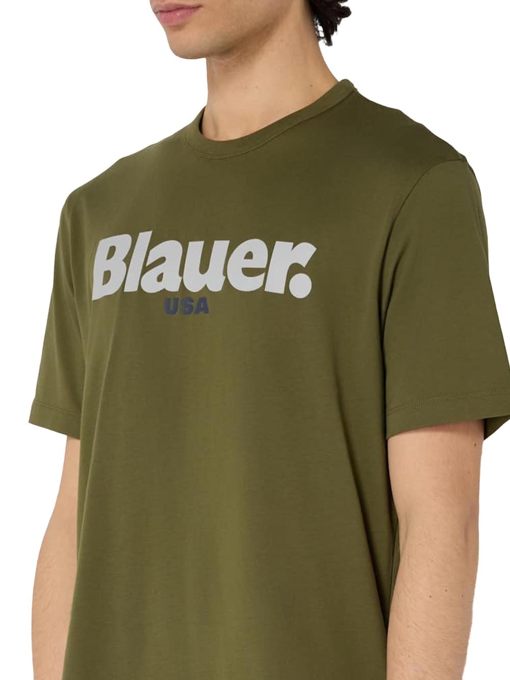 Blauer T-shirt Uomo 25sbluh02192 004547 Ernst Verde