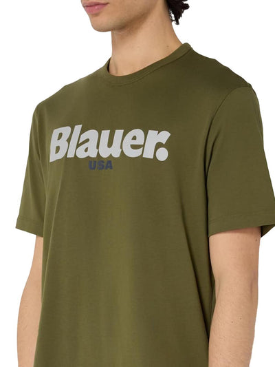 Blauer T-shirt Uomo 25sbluh02192 004547 Ernst Verde