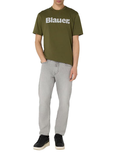 Blauer T-shirt Uomo 25sbluh02192 004547 Ernst Verde