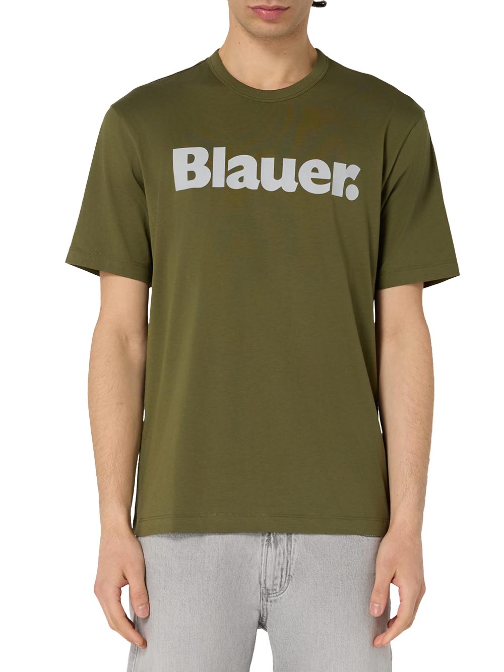 Blauer T-shirt Uomo 25sbluh02192 004547 Ernst Verde