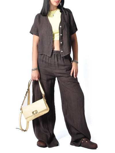CHORAL Camicia Donna 5cm030733d Moro