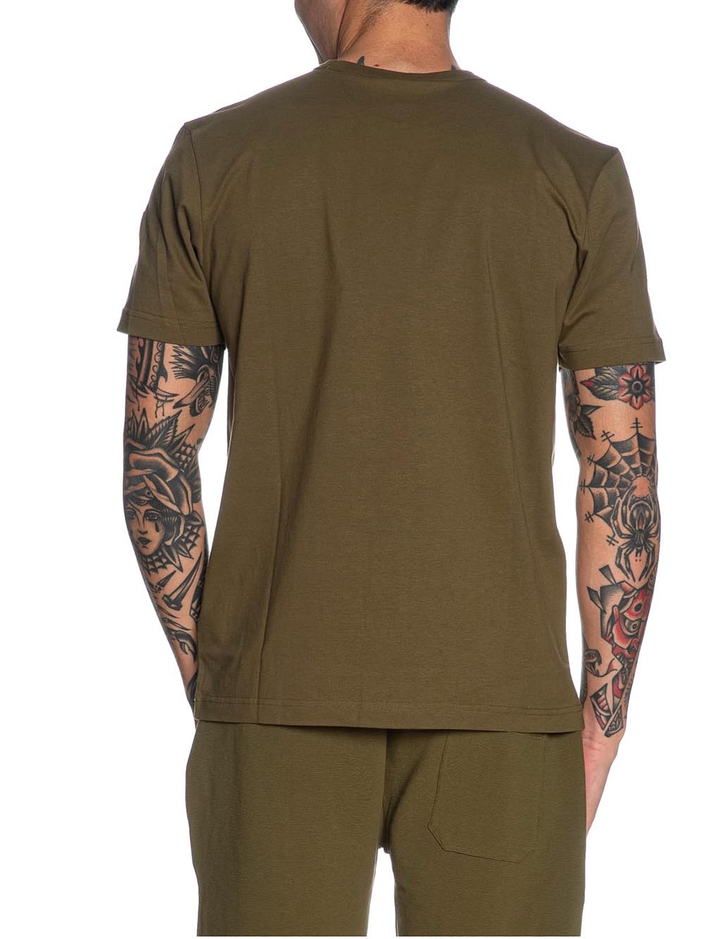 Colmar T-shirt Uomo 7510 6sh Verde militare