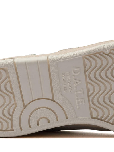 D.A.T.E. Sneakers Donna Court Shiny Bianco glitter