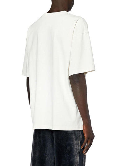 Diesel T-shirt Uomo T-Boxt N14 A13049 Panna nero