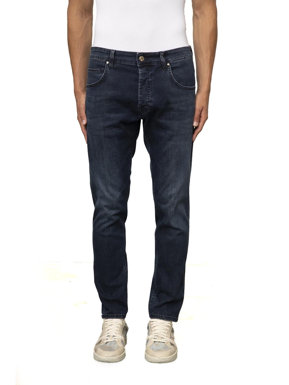 DON THE FULLER Jeans Uomo Yaren Dtfesbb M2s5012 Blue scuro