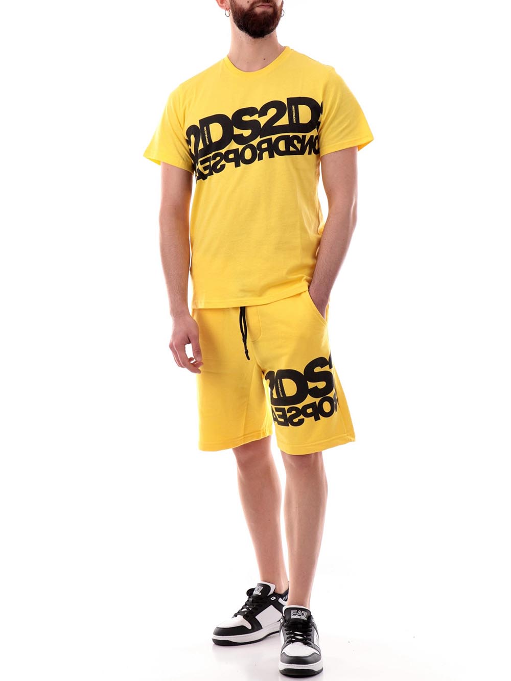 Ds2 T-shirt Uomo Ss25240 Giallo