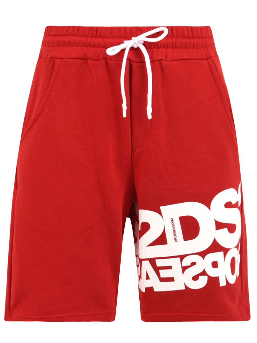 Ds2 Bermuda Uomo Ss25241 Rosso
