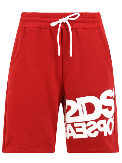 Ds2 Bermuda Uomo Ss25241 Rosso