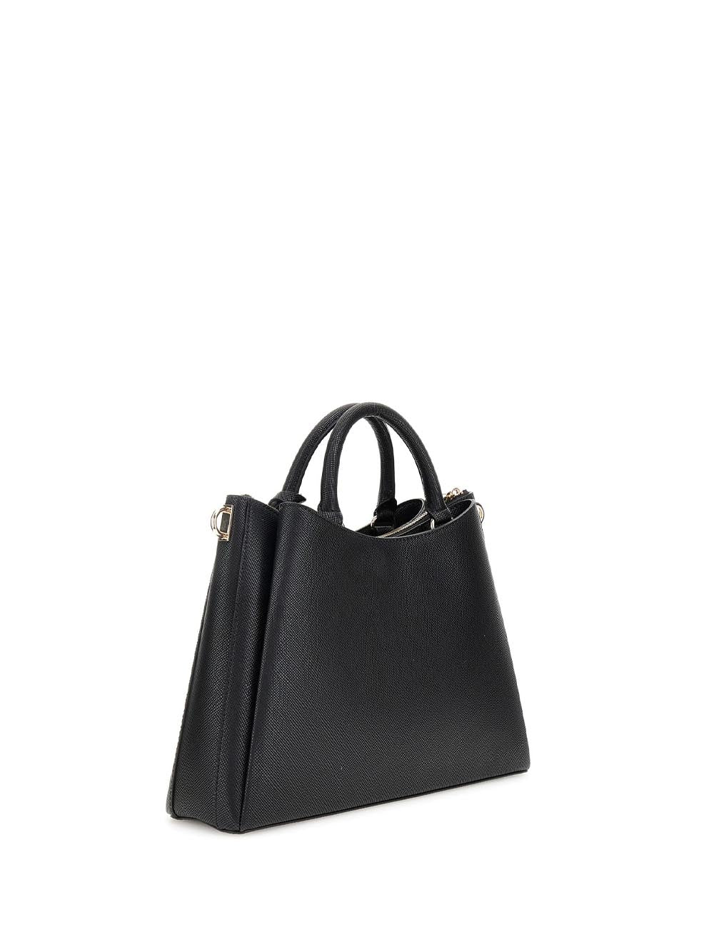 Guess Borsa a Mano Donna Hwezg9 52306 Eco Jazlynn Nero