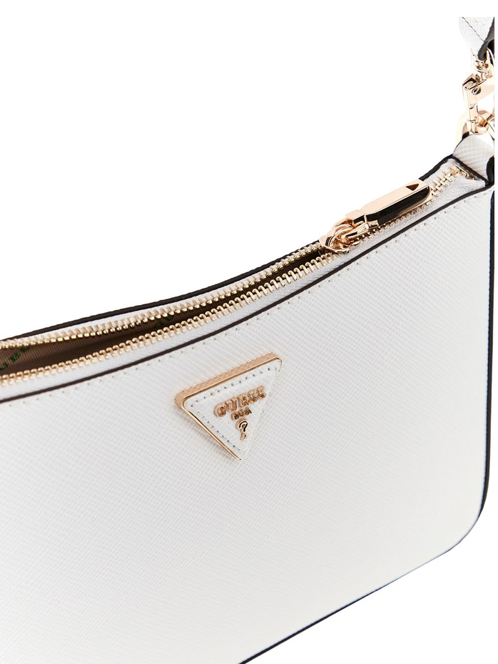 Guess Borsa a Spalla Donna Hwezg9 52317 Eco Jazlynn Bianco