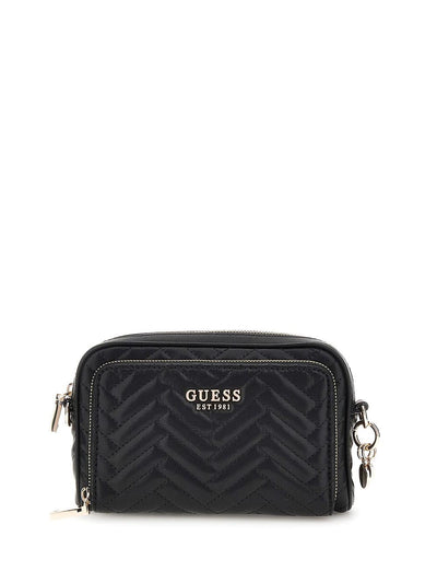 Guess Borsa a Tracolla Donna Hwqg95 08140 Anning Nero