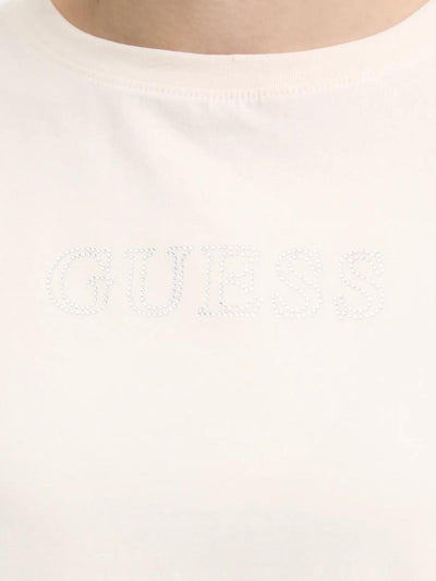 Guess T-shirt Donna V3bi11 J1314 Briana Panna