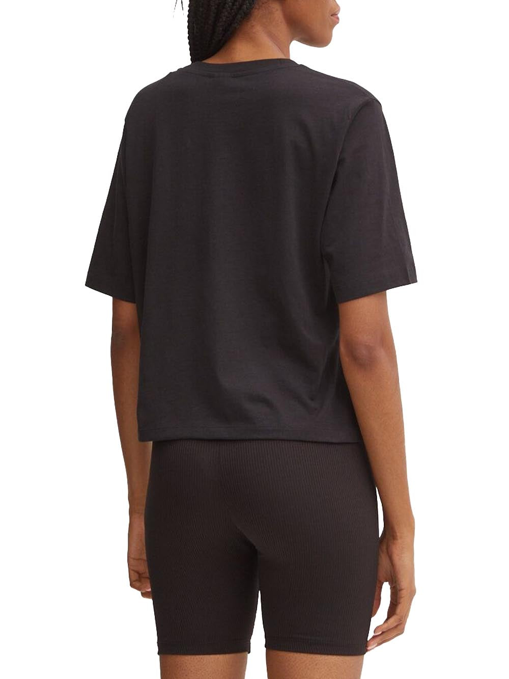 Guess T-shirt Donna V4bi21 I3z14 Colette Boxy Nero