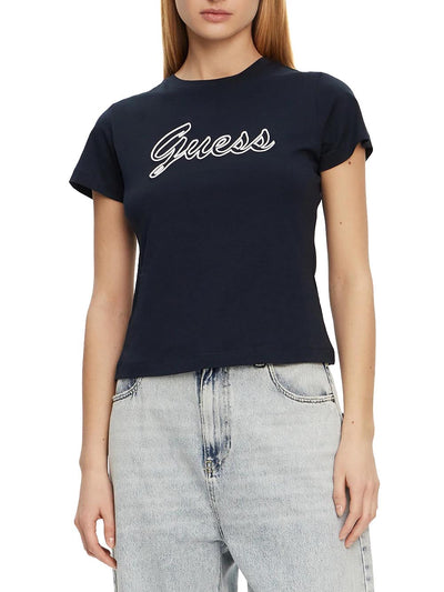 Guess T-shirt Donna V5gi02 K9rm1 Active Blu
