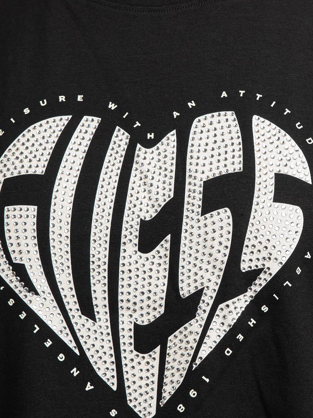 Guess T-shirt Donna V5ri08 J1314 Julia Nero