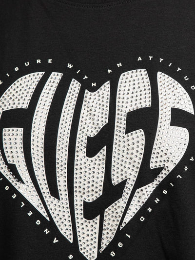 Guess T-shirt Donna V5ri08 J1314 Julia Nero