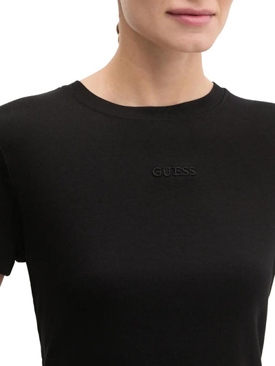 Guess T-shirt Donna V5ri14 Kcoi1 Gelsey Nero
