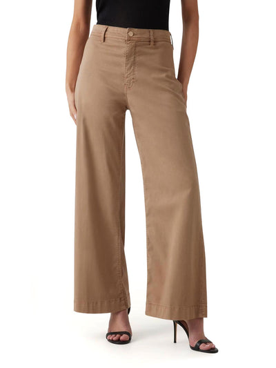 Guess Pantalone Donna W5ga1y Wh7b1 Dakota Plain Beige