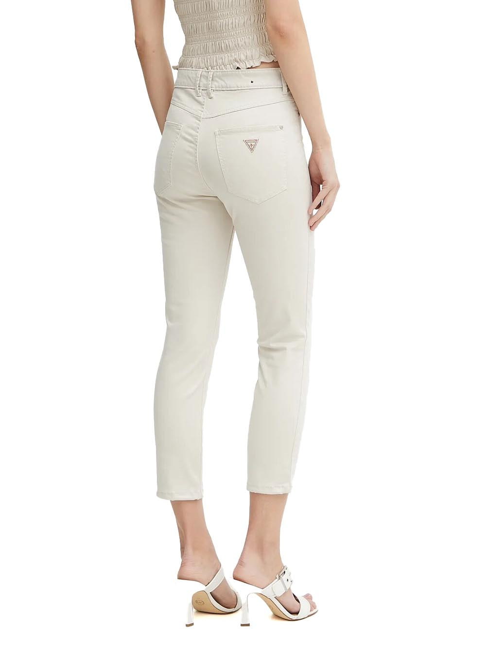 Guess Pantalone Donna W5ga91 W93cm 1981 Capri Beige