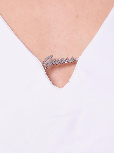 Guess Camicia Donna W5gh58 Wgld2 Caroline Bianco