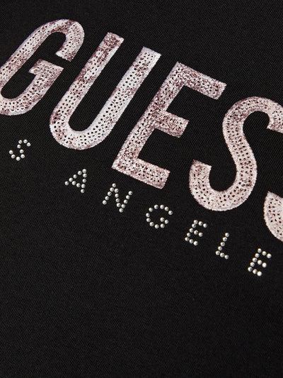 Guess T-shirt Donna W5ri19 I3z14 Python Nero