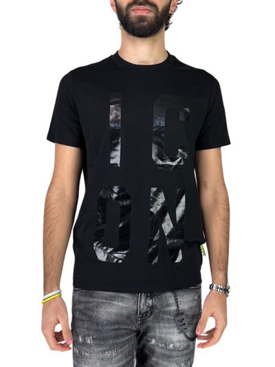 ICON T-shirt Uomo Icus2s5t023 Nero/nero